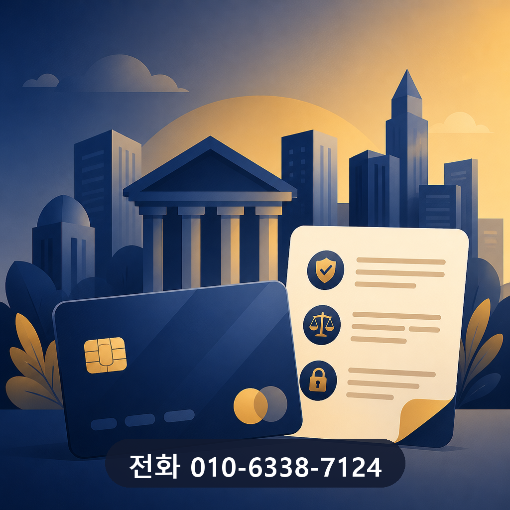신한카드 카드깡 카드사 약관 확인 이미지